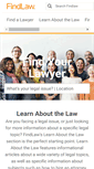 Mobile Screenshot of findlaw.com