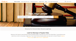 Desktop Screenshot of lawyers.findlaw.com