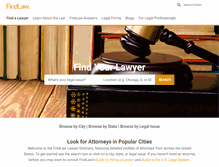 Tablet Screenshot of lawyers.findlaw.com