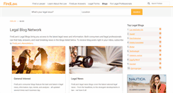Desktop Screenshot of legalblogs.findlaw.com