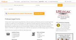 Desktop Screenshot of forms.findlaw.com