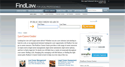 Desktop Screenshot of careers.findlaw.com