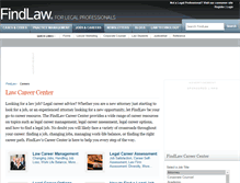 Tablet Screenshot of careers.findlaw.com