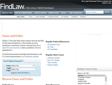 Tablet Screenshot of caselaw.findlaw.com